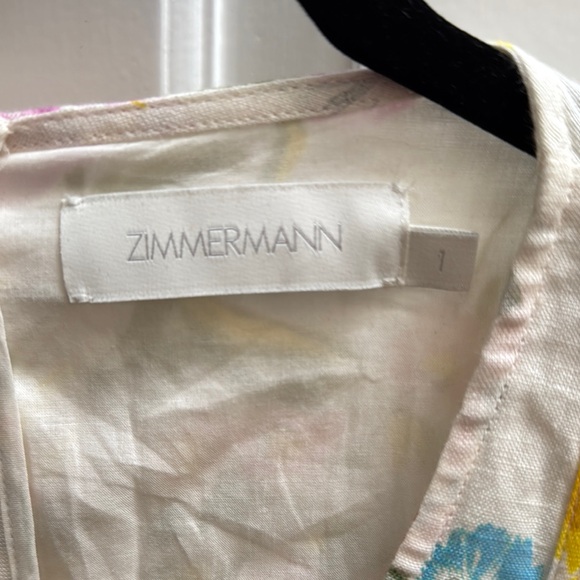 Zimmermann Floral Linen Dress - Picture 3 of 7